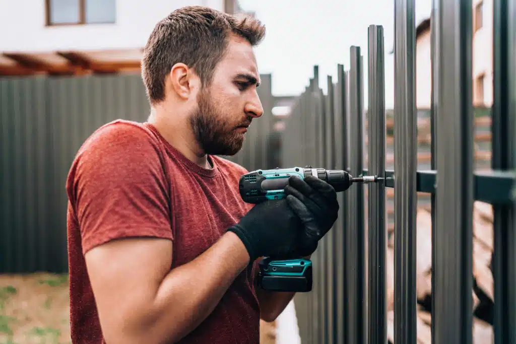 Commercial Fence Replacement by Freedom Fence Contractor